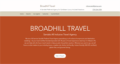 Desktop Screenshot of broadhilltravel.com